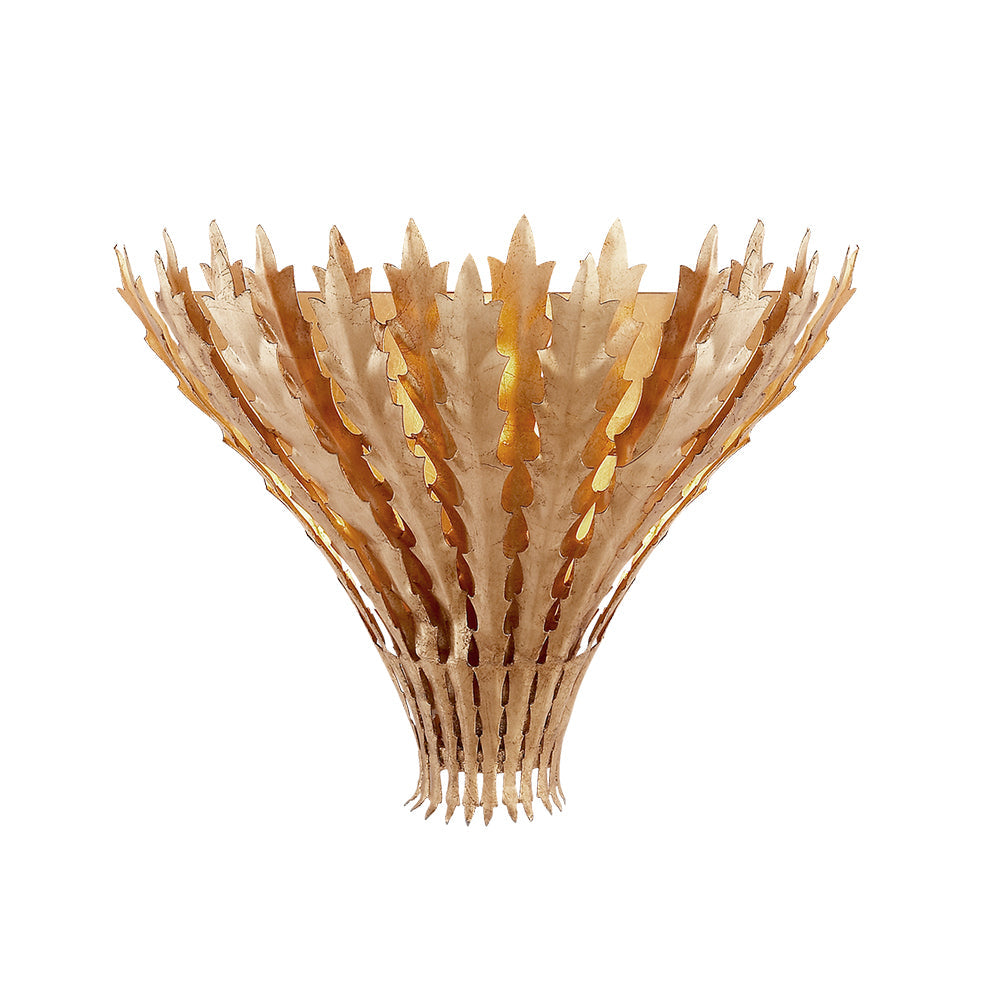 Hampton Wall Light Handmade Leaf Motif Elegant