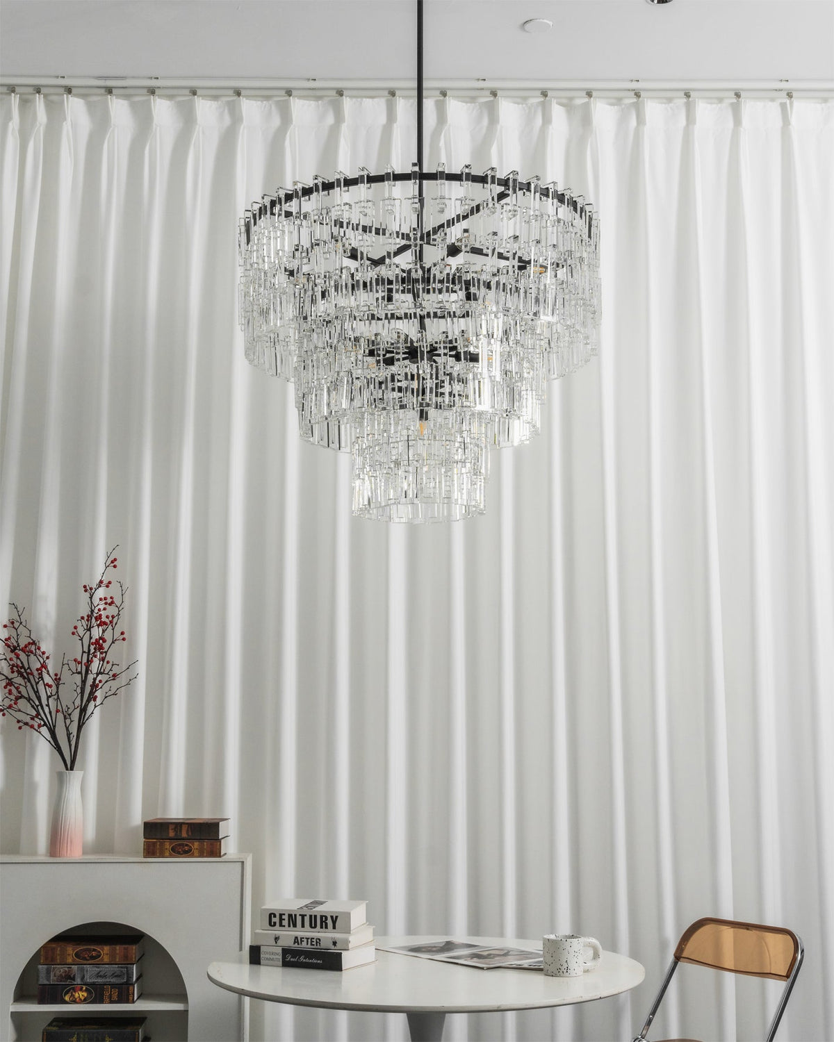 Elyelira Geometric Crystal Chandelier