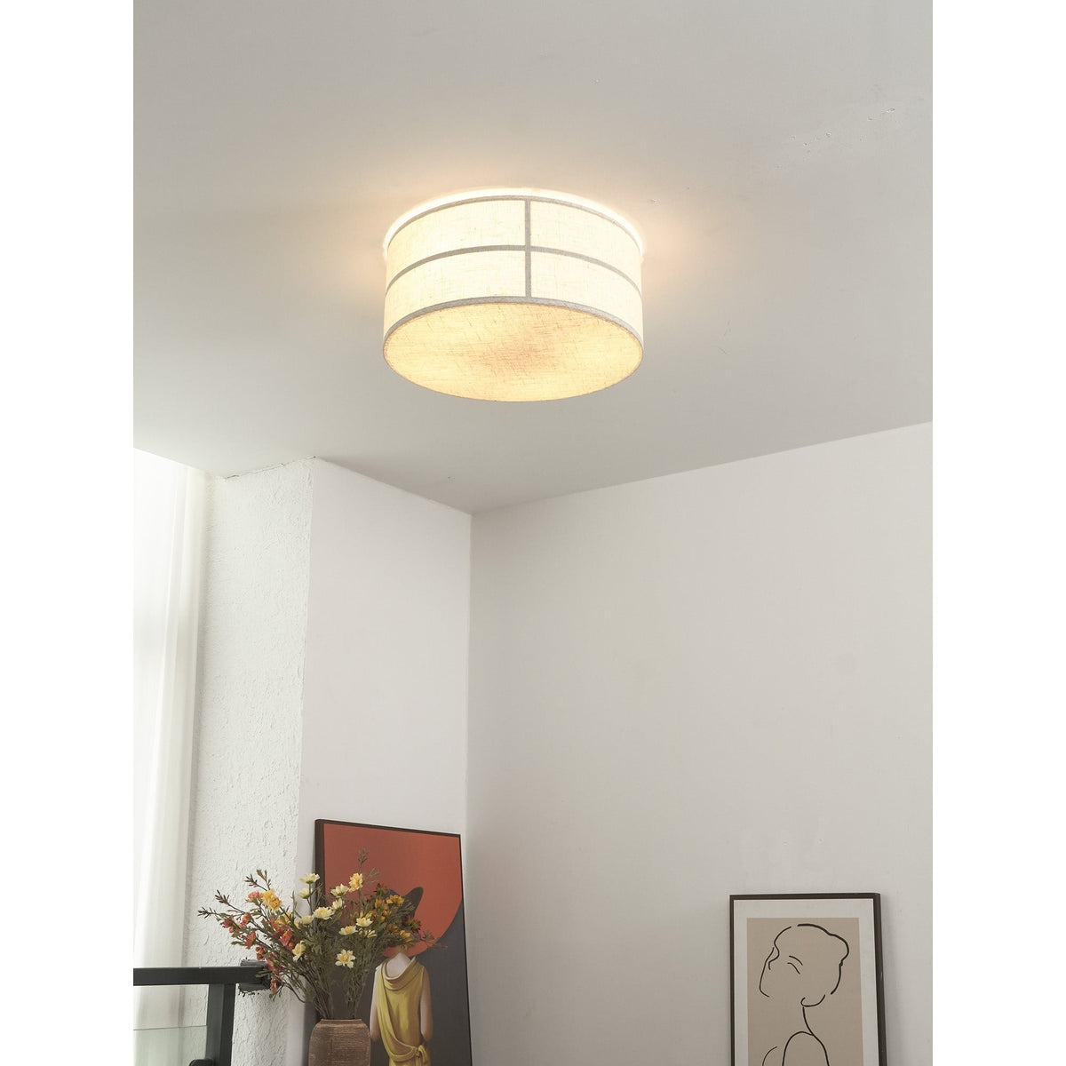 Hashira Japandi Metal Ceiling Lamp