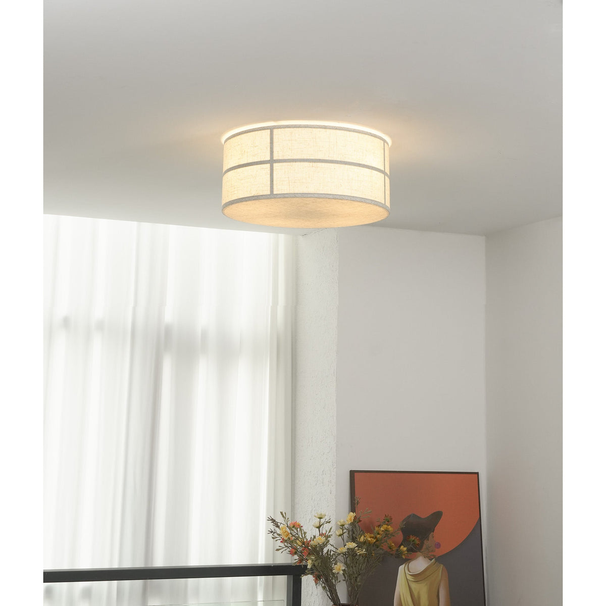Hashira Japandi Metal Ceiling Lamp