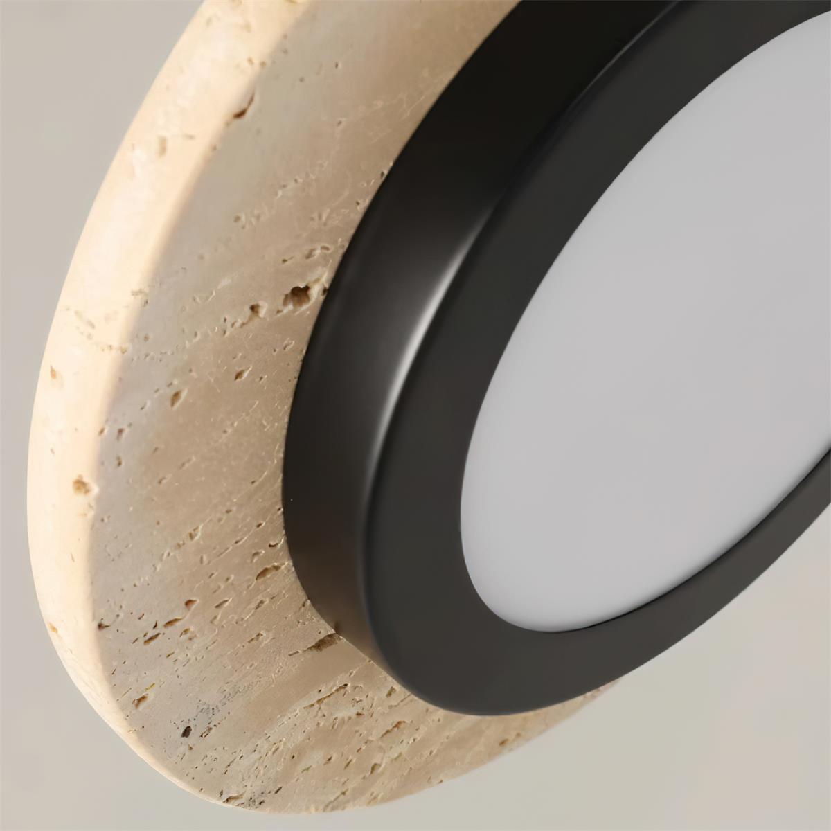 Valen Travertine LED Pendant Light