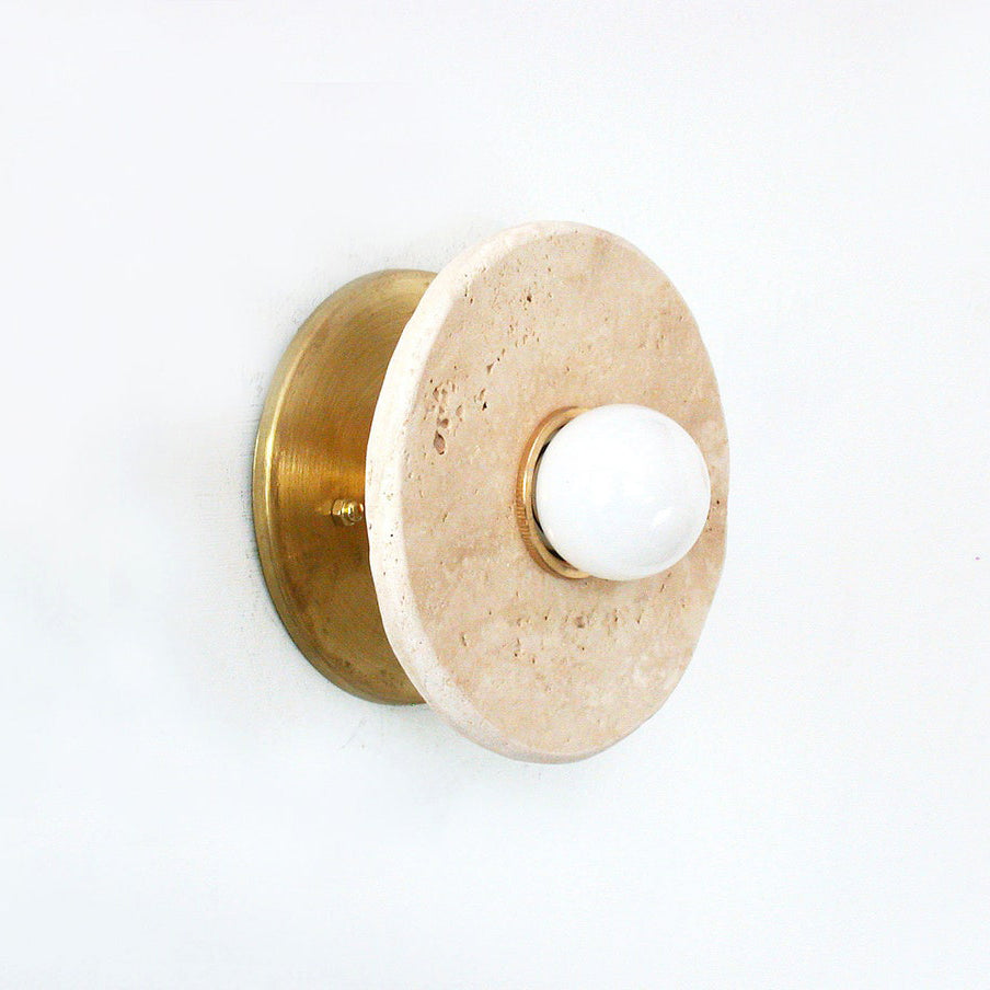 Valinella Travertine Wall Sconce
