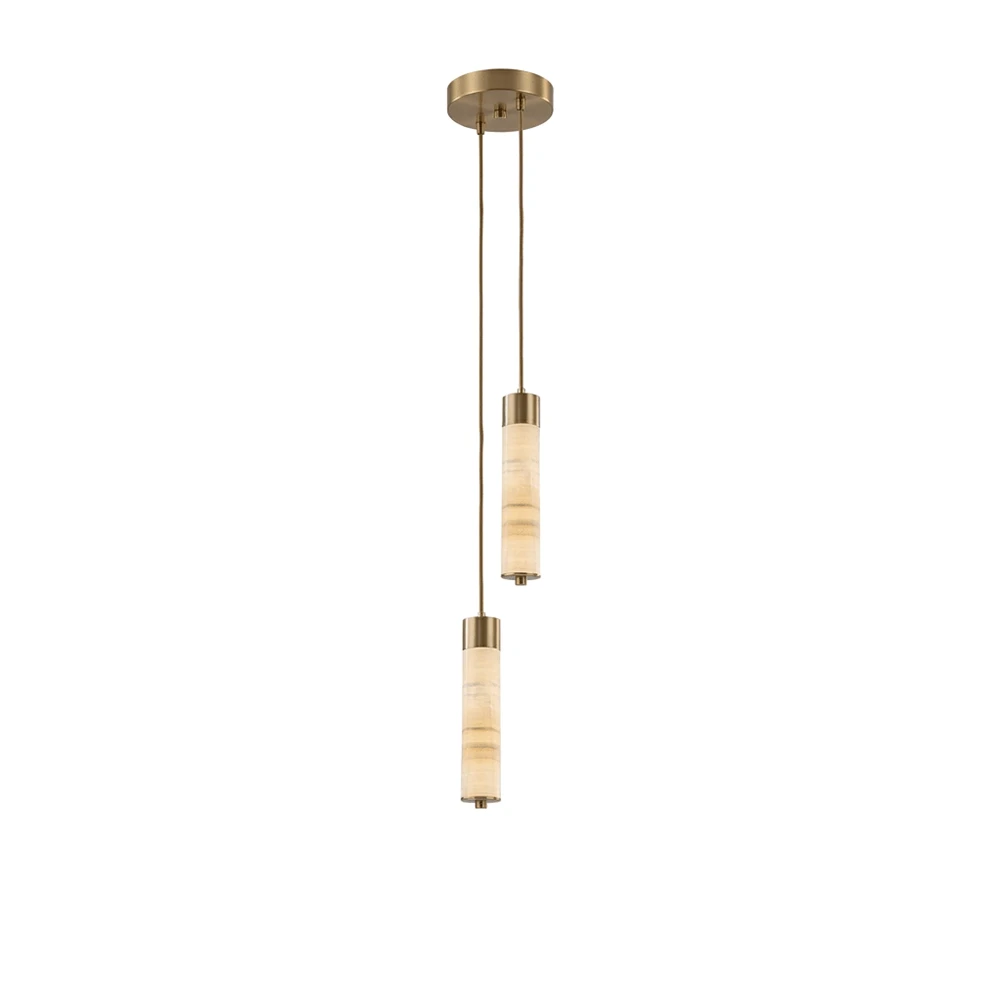 Harvenstone Alabaster Column Chandelier