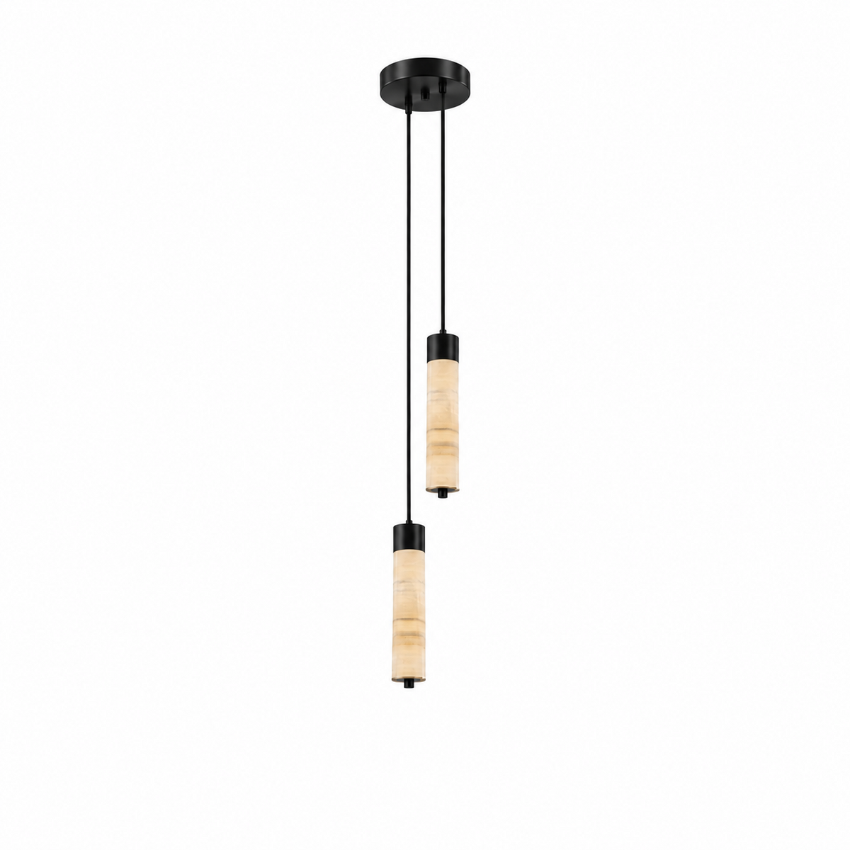 Harvenstone Alabaster Column Chandelier