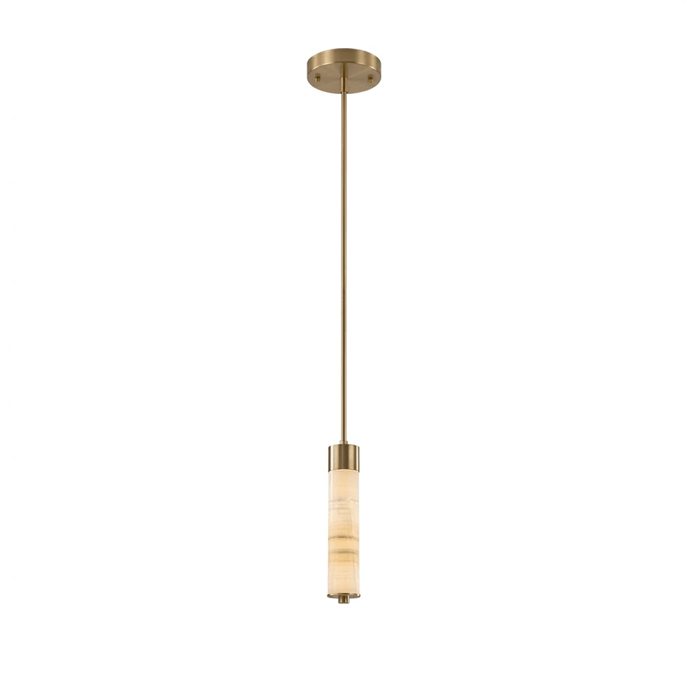 Harvenstone Alabaster Column Chandelier