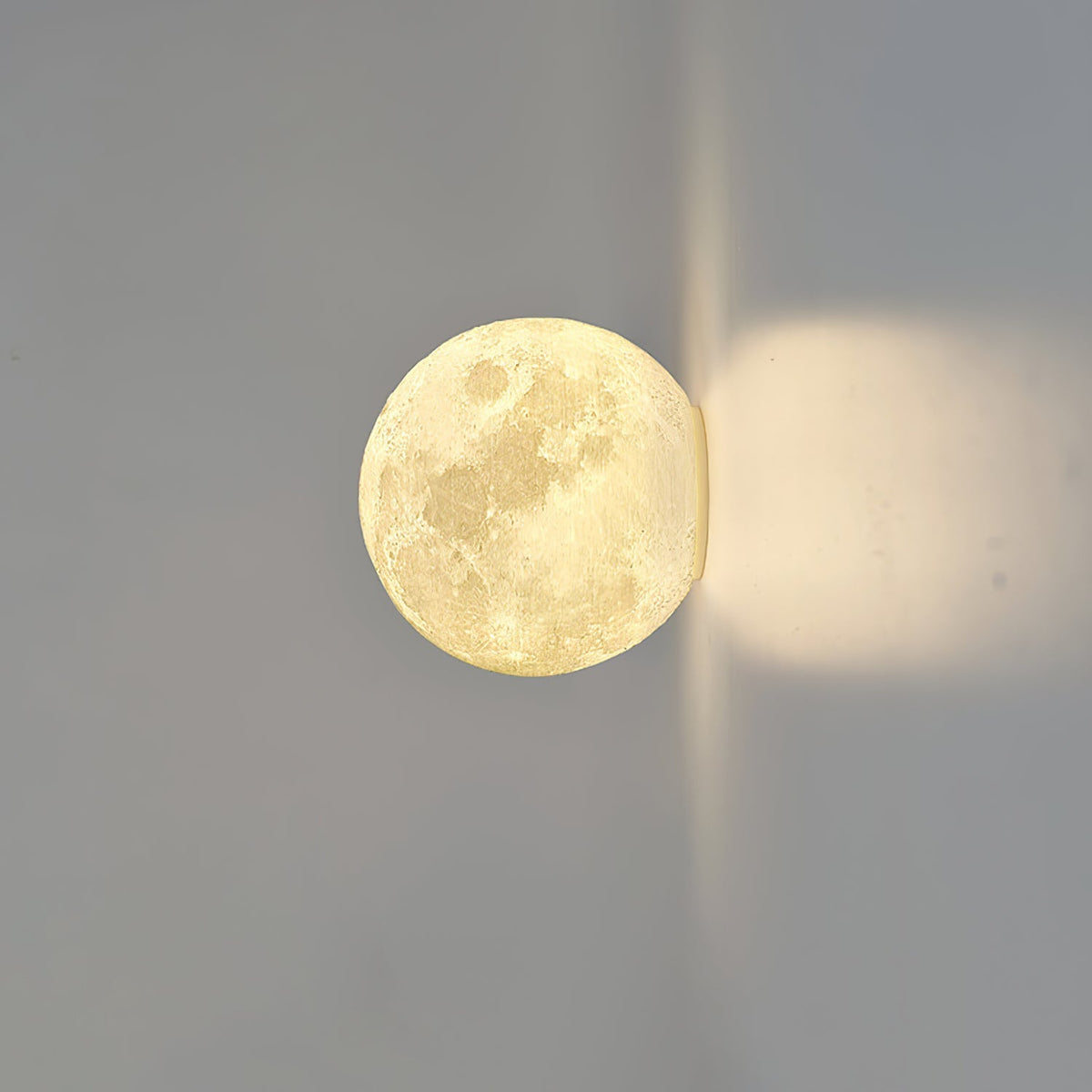 Brivel Nordic Art Moon 3D Plastic Wall Lamp
