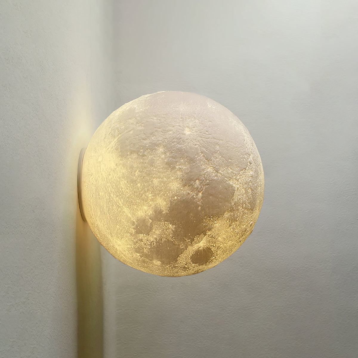 Brivel Nordic Art Moon 3D Plastic Wall Lamp