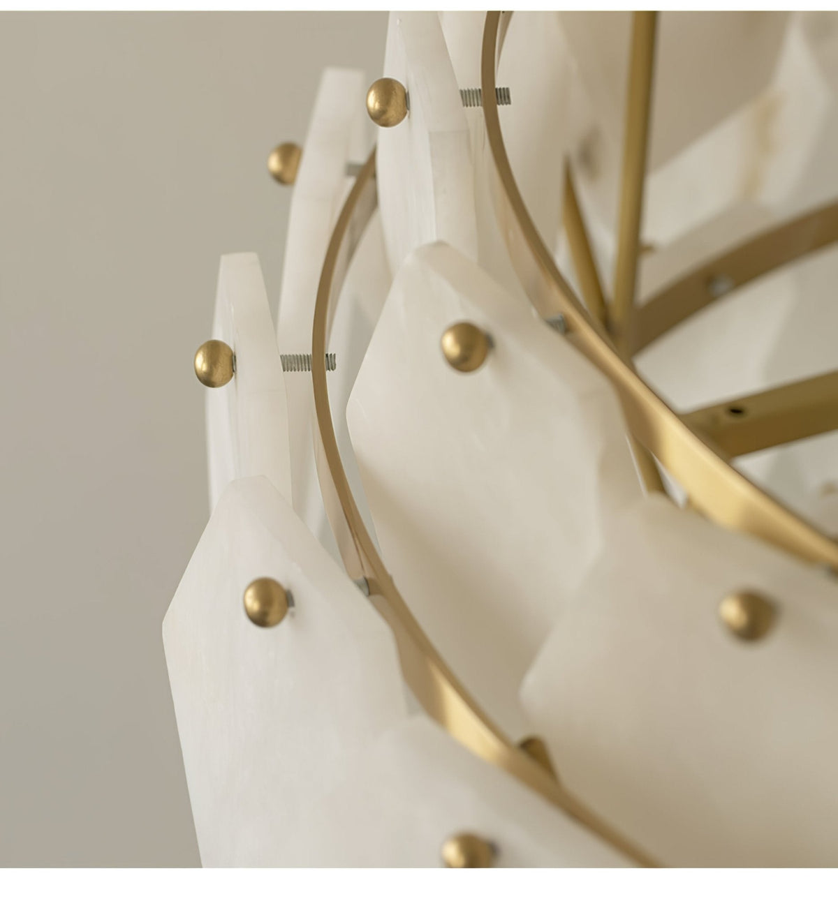 Evenaris Honeycomb Alabaster Chandelier