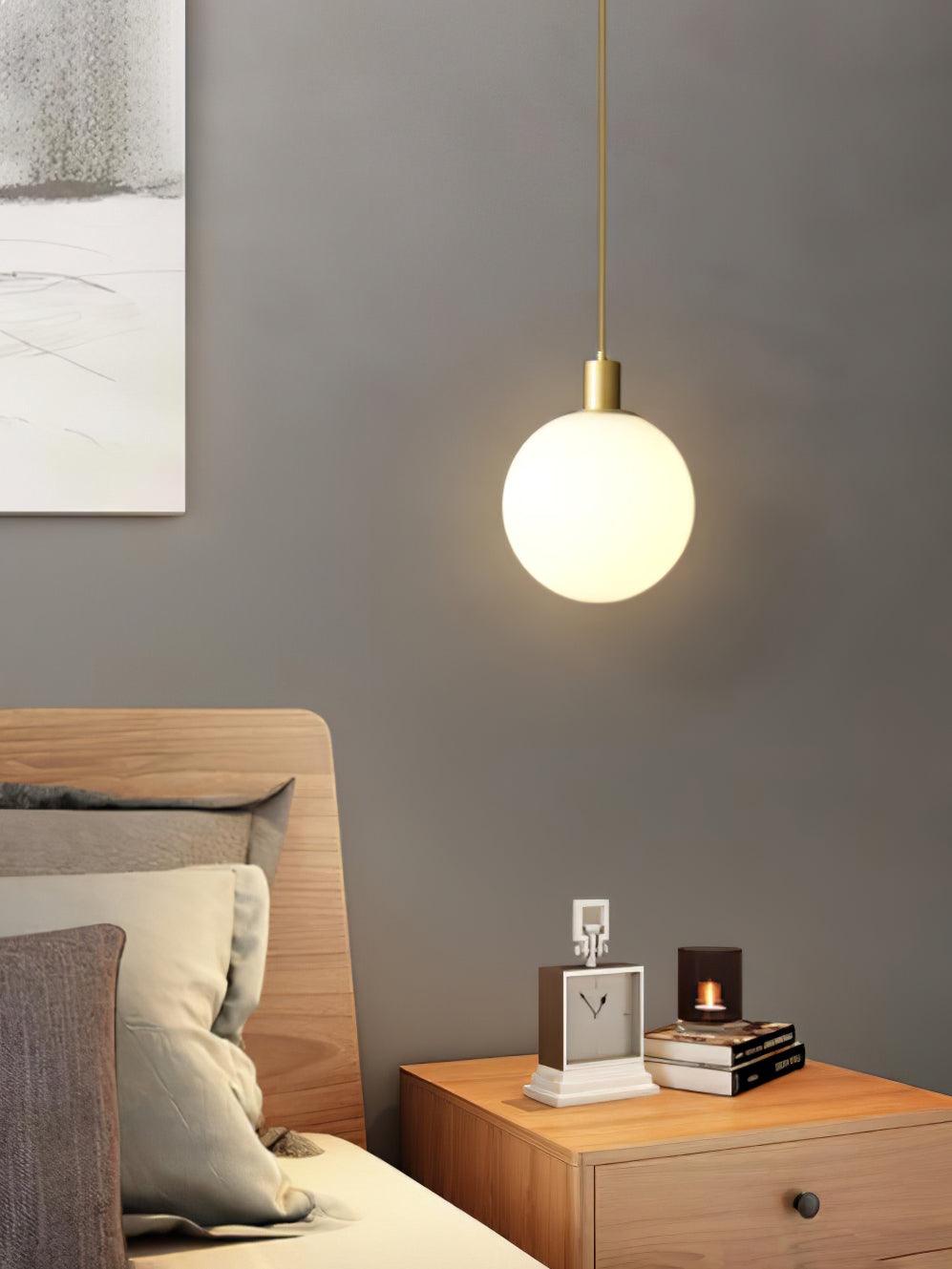 Orbita Minimalist Brass Pendant Light