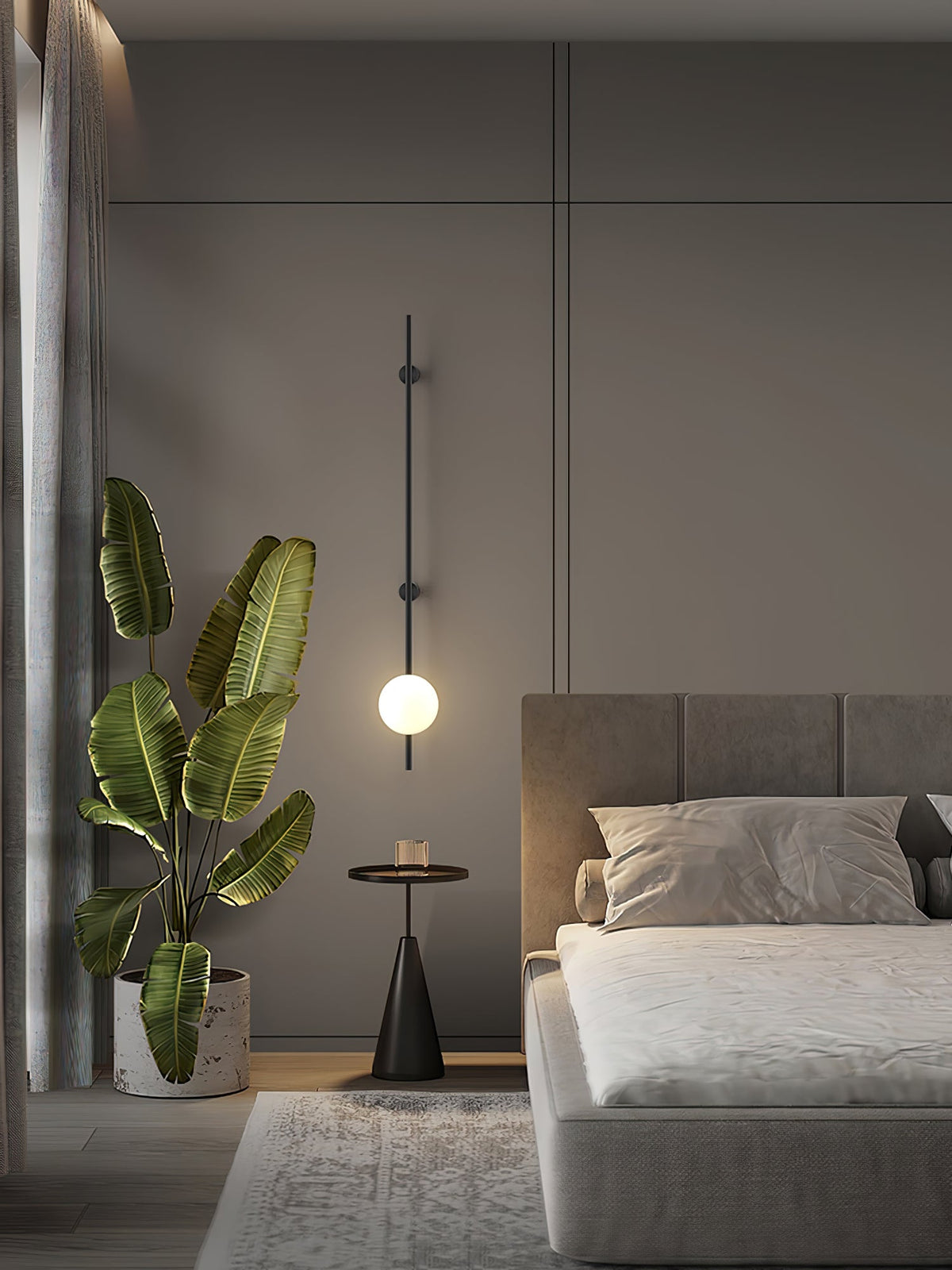 Evshaora Modern Minimalist Glass Wall Light