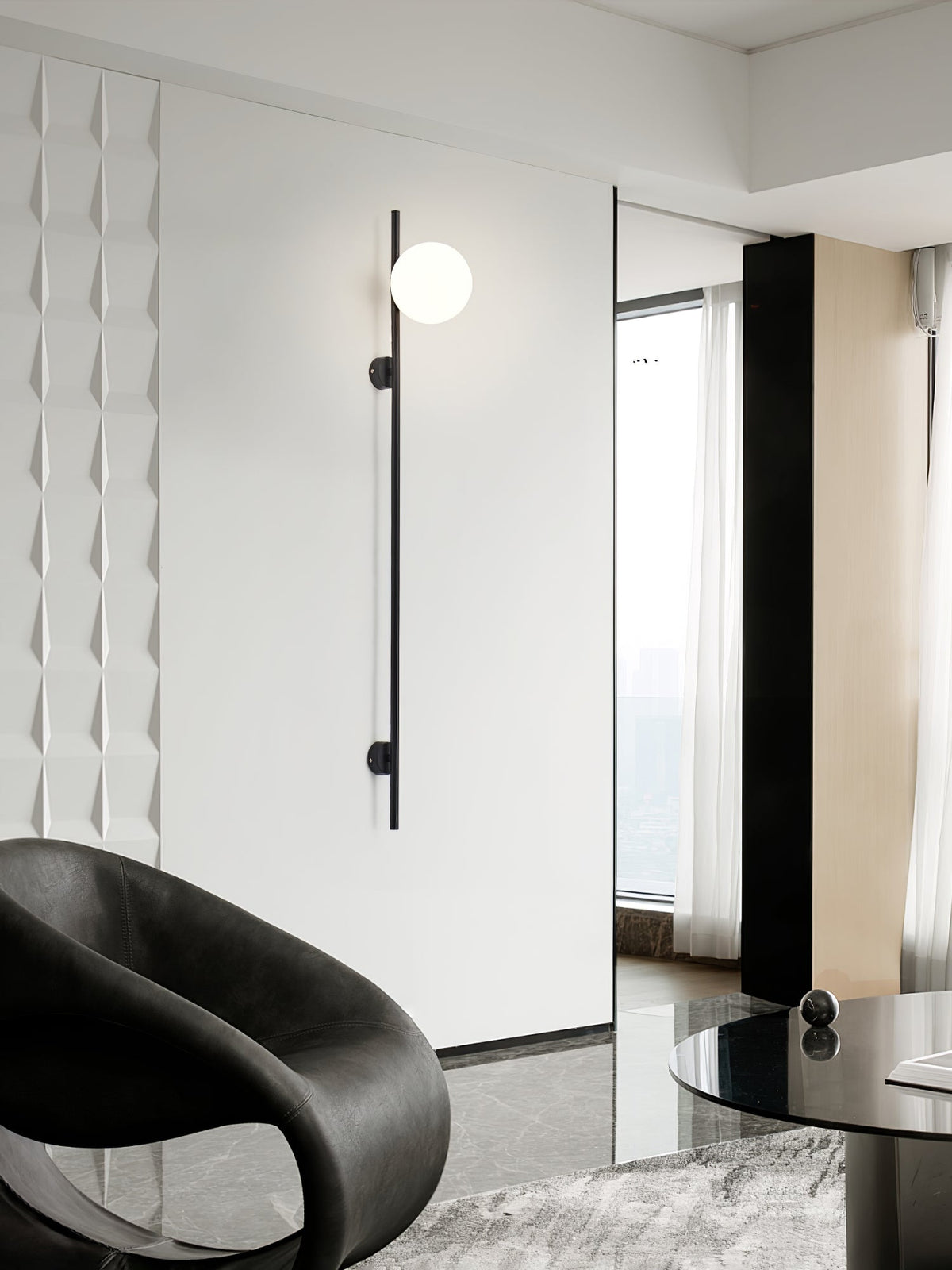 Evshaora Modern Minimalist Glass Wall Light