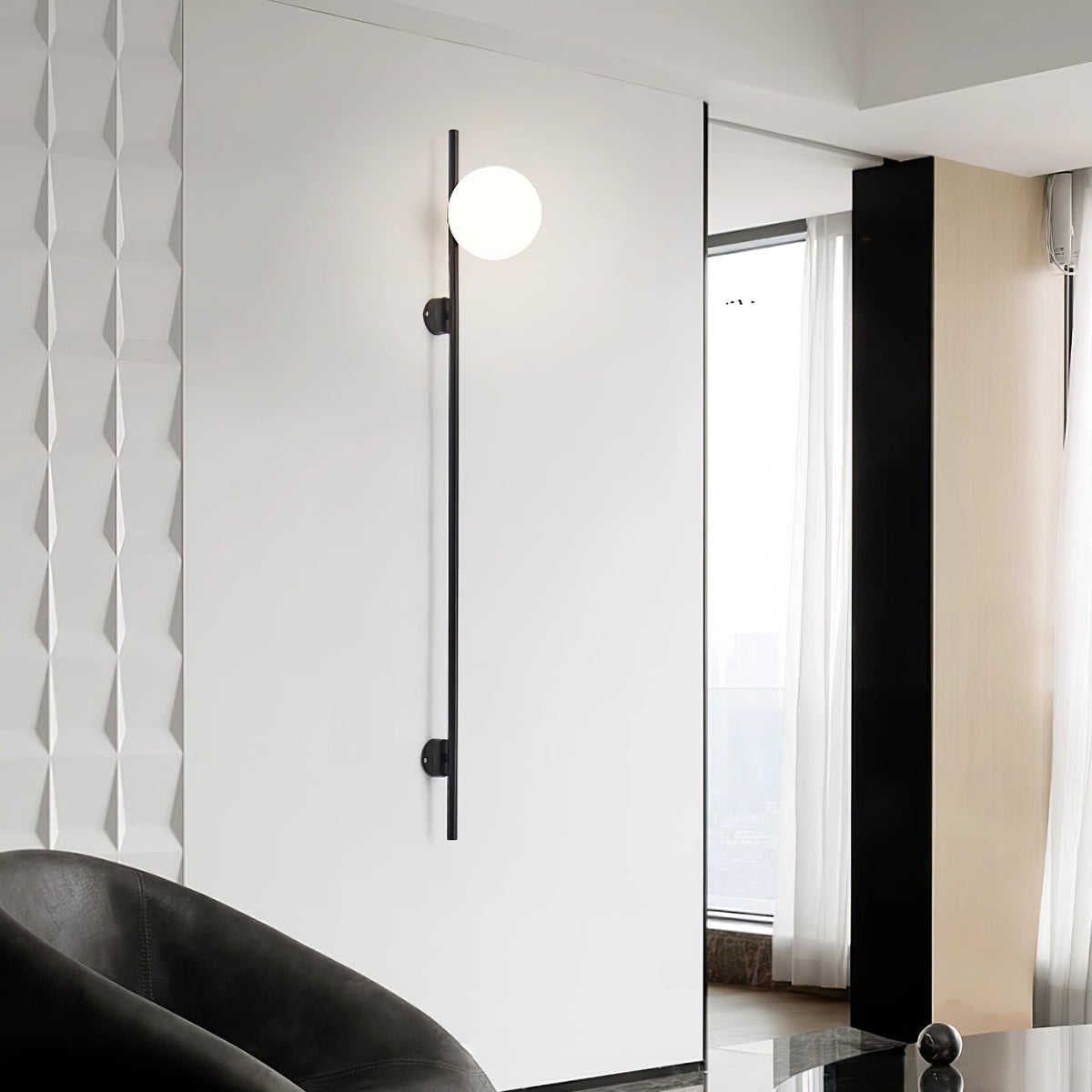 Evshaora Modern Minimalist Glass Wall Light