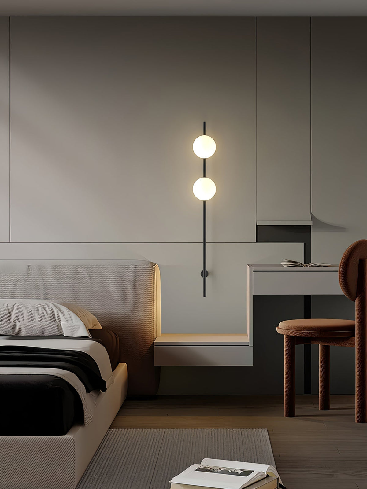 Evshaora Modern Minimalist Glass Wall Light