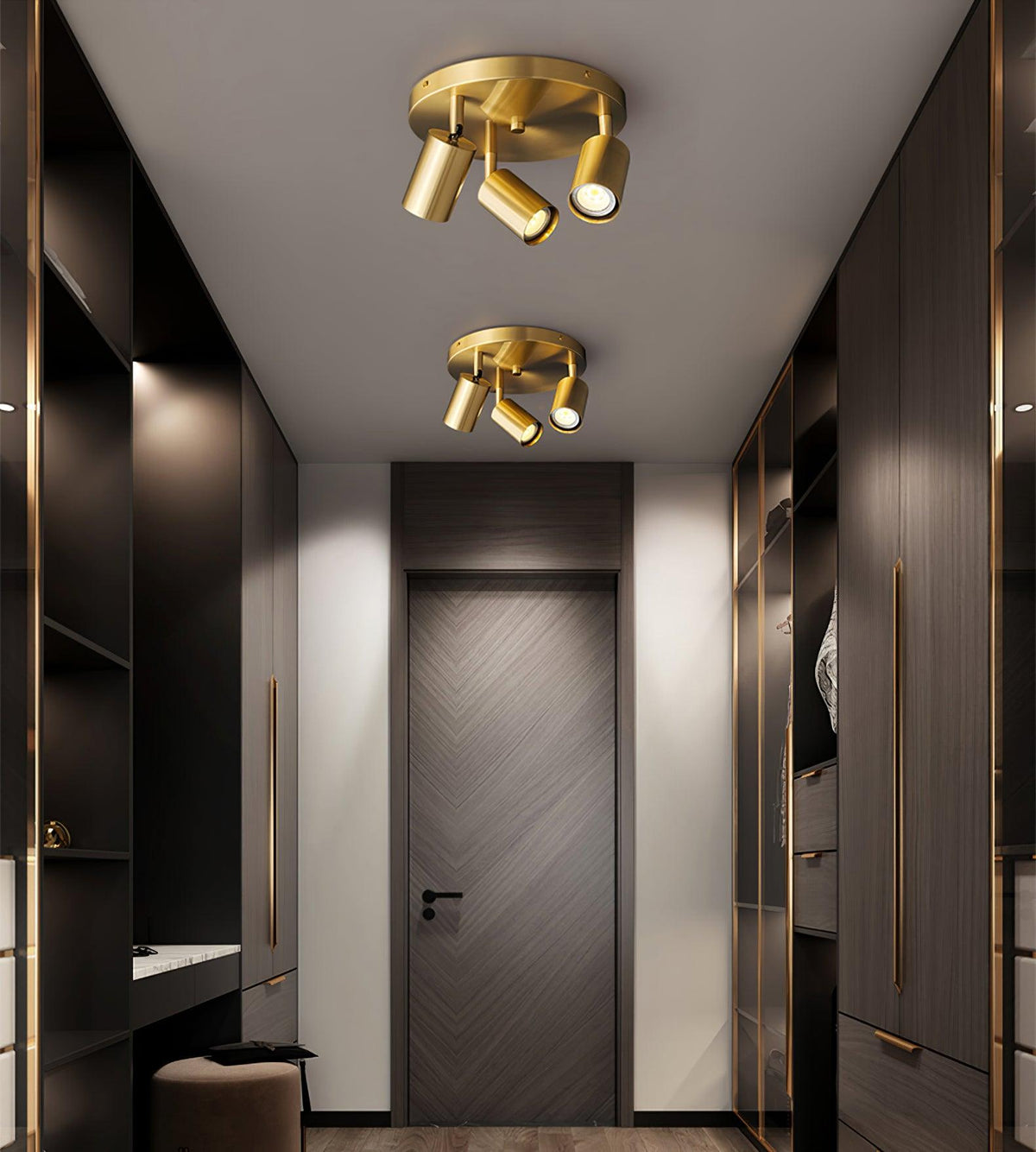 Quin Ceiling Lamp Cylinder Adjustable Contemporary