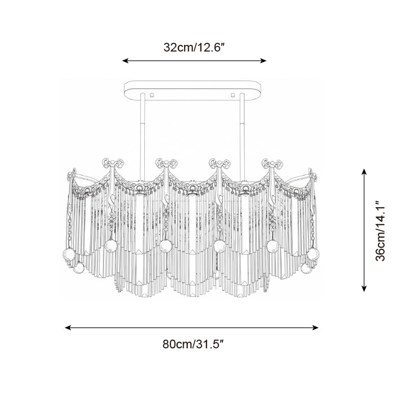 Calaine Cascade Chandelier
