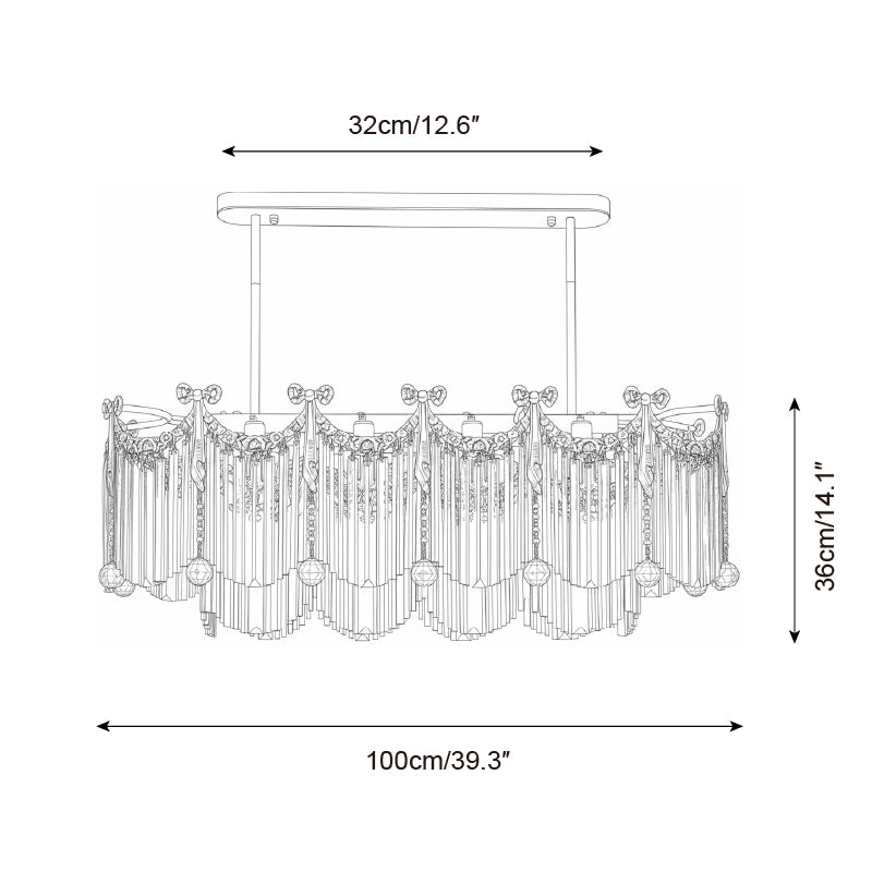 Calaine Cascade Chandelier
