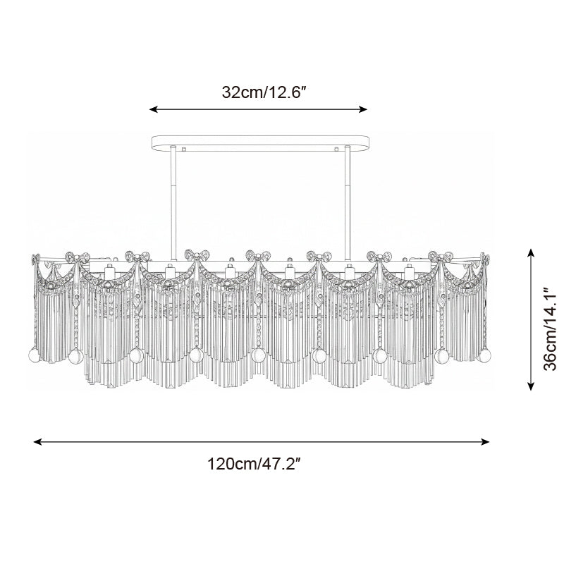 Calaine Cascade Chandelier