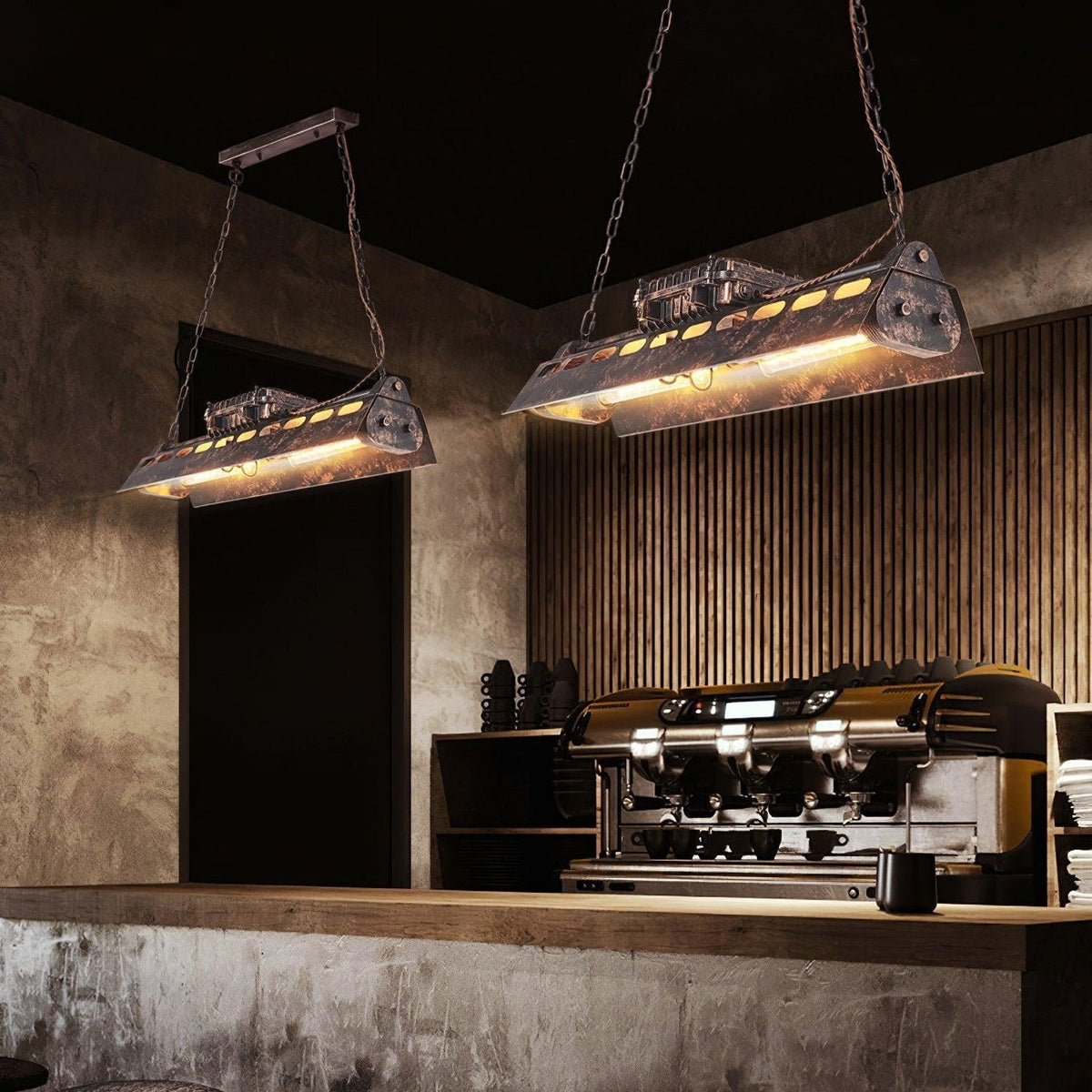 Rikelor Chandelier Industrial Steampunk