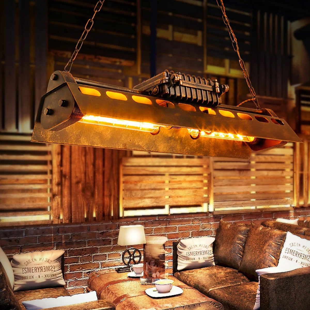 Rikelor Chandelier Industrial Steampunk