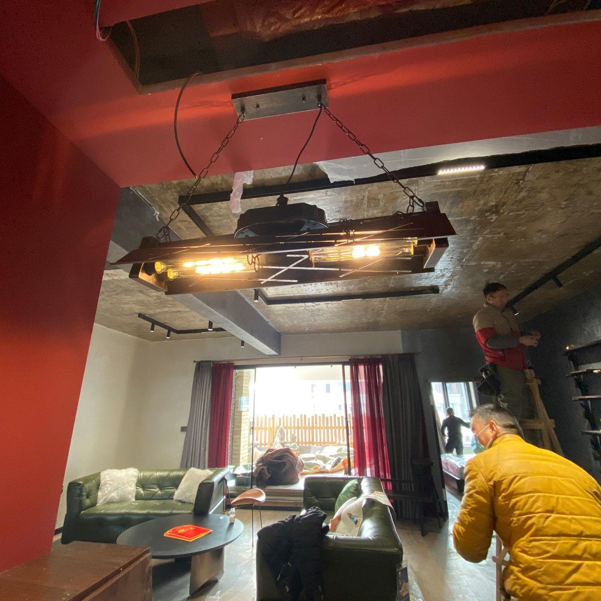 Rikelor Chandelier Industrial Steampunk