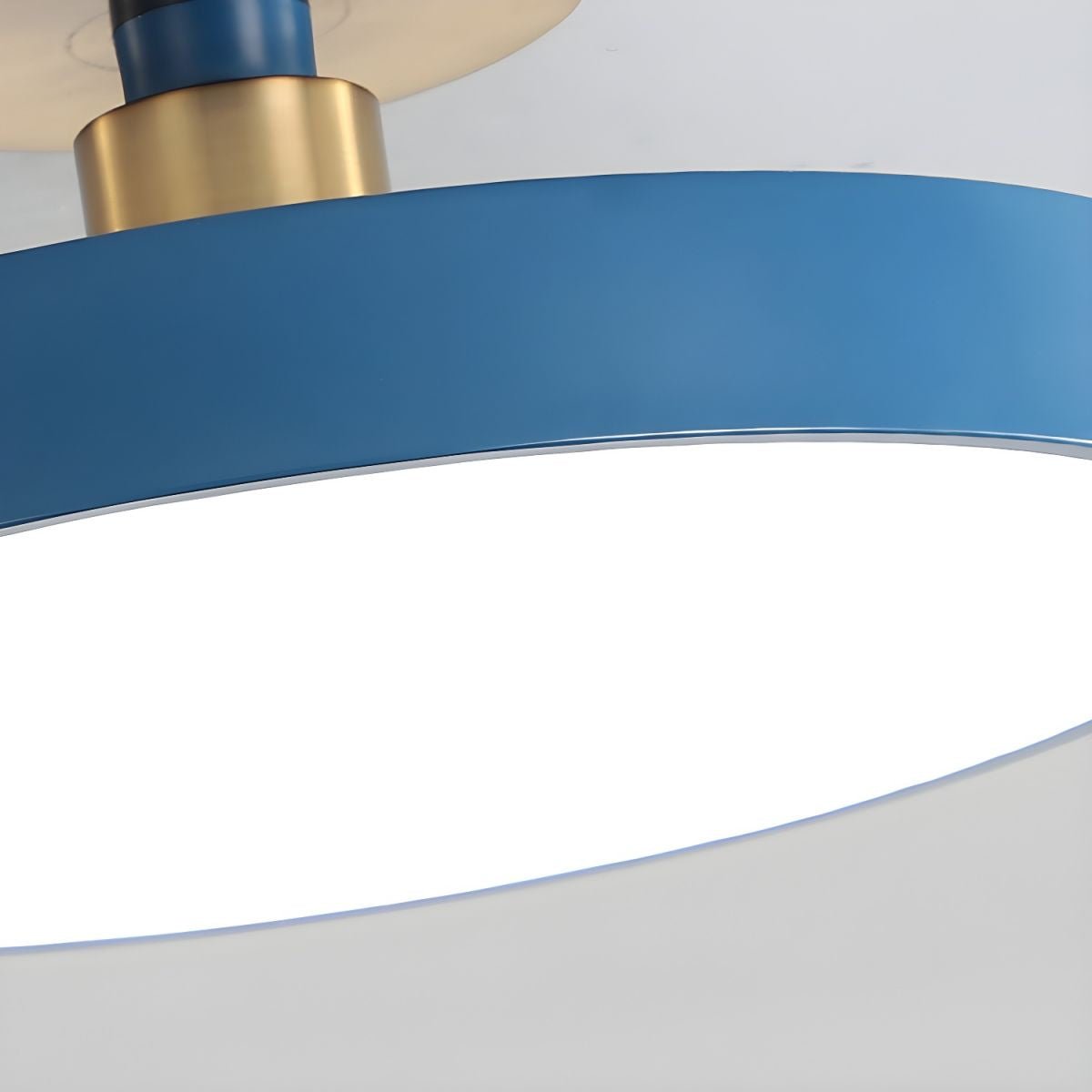 Aureiella Ceiling Lamp Flush Mount Black and Gold Modern