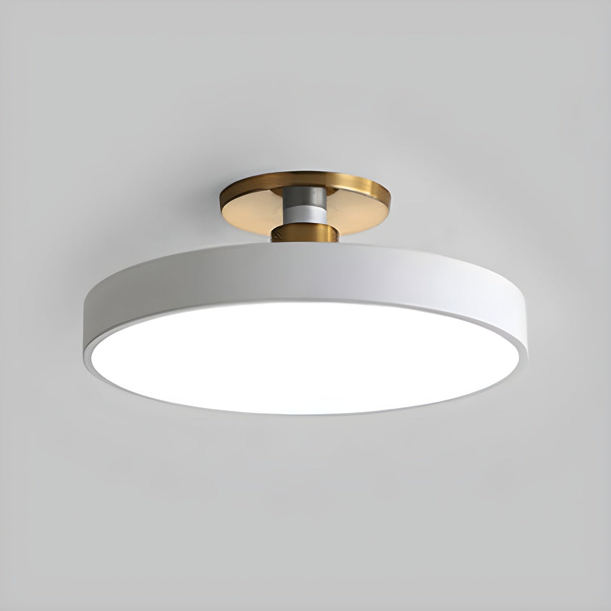 Aureiella Ceiling Lamp Flush Mount Black and Gold Modern