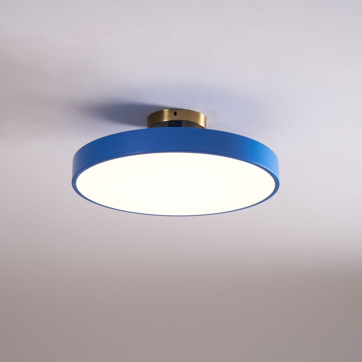 Aureiella Ceiling Lamp Flush Mount Black and Gold Modern