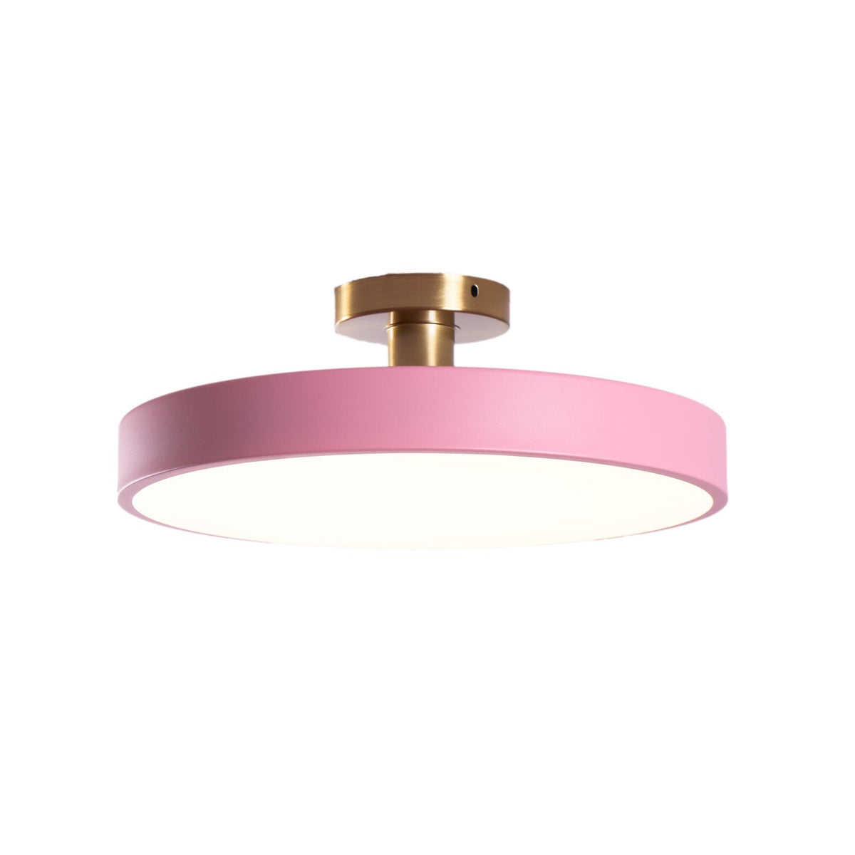 Aureiella Ceiling Lamp Flush Mount Black and Gold Modern