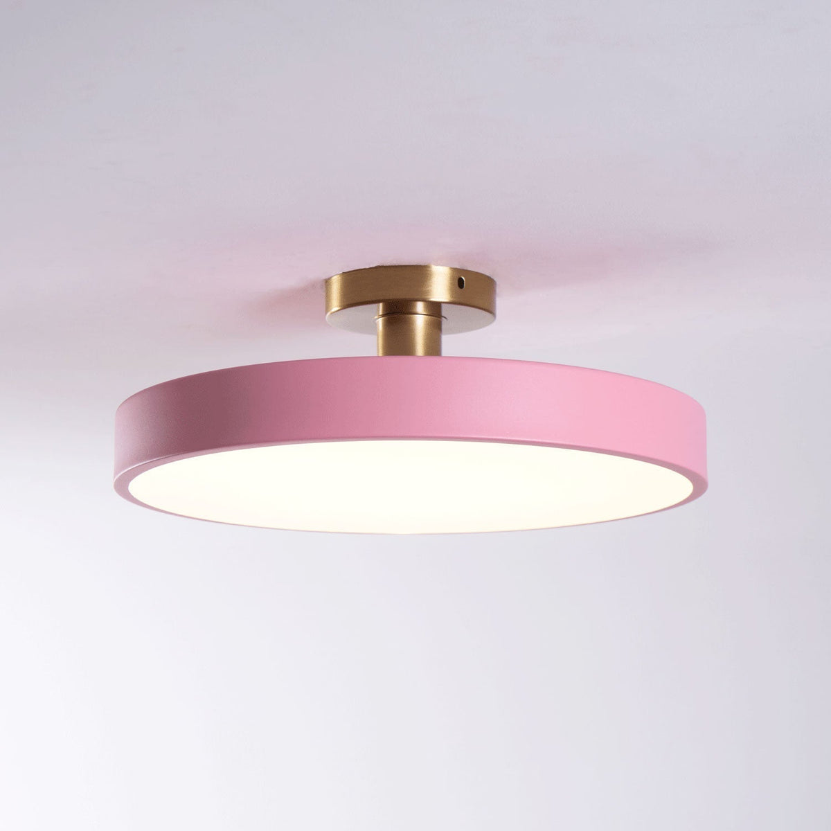 Aureiella Ceiling Lamp Flush Mount Black and Gold Modern