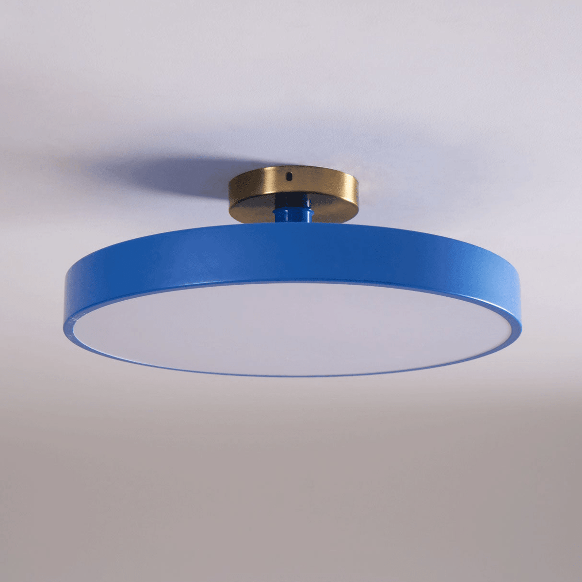 Aureiella Ceiling Lamp Flush Mount Black and Gold Modern