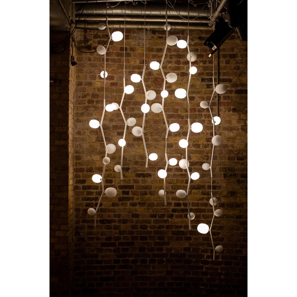 Velirena Vertical Glass Pendant Lamp