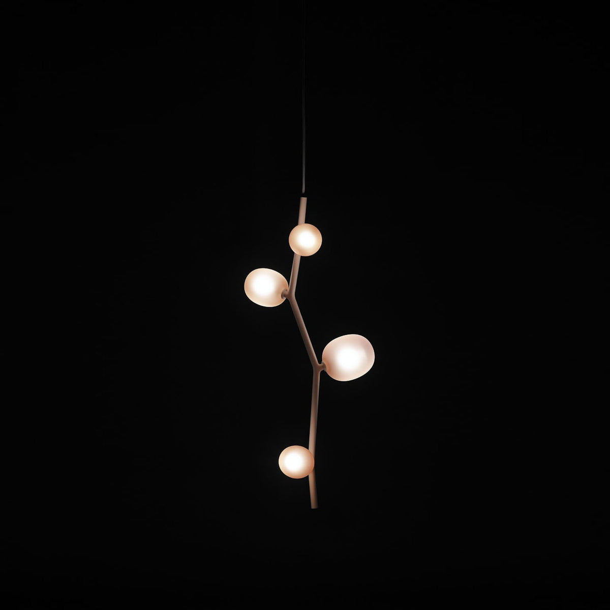 Velirena Vertical Glass Pendant Lamp