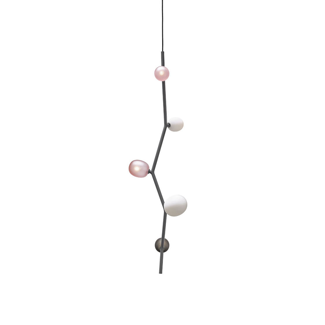 Velirena Vertical Glass Pendant Lamp