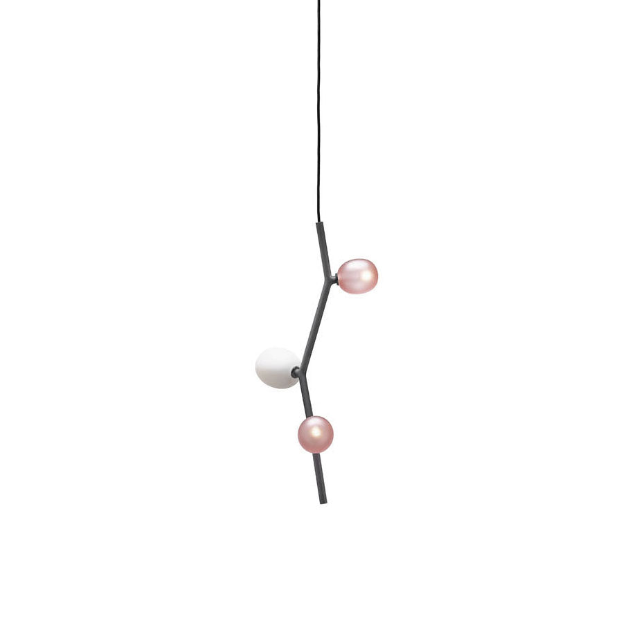 Velirena Vertical Glass Pendant Lamp