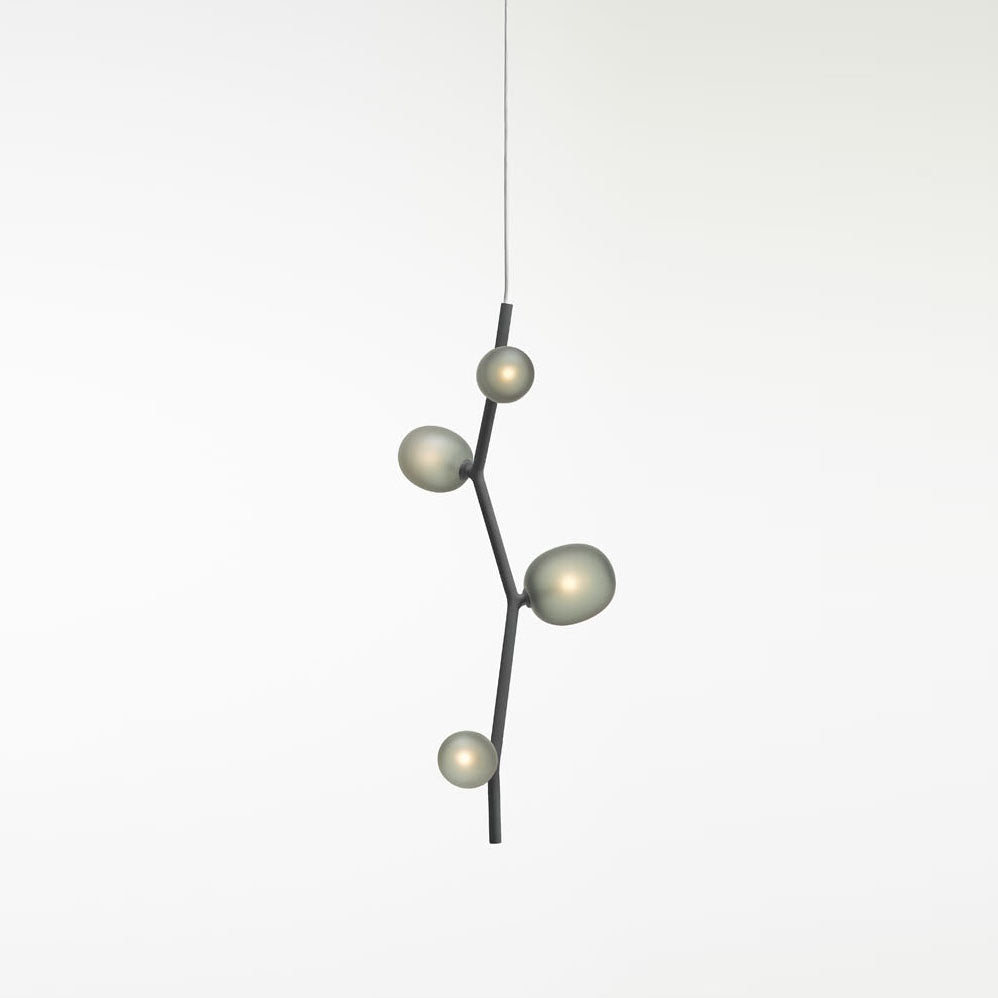 Velirena Vertical Glass Pendant Lamp