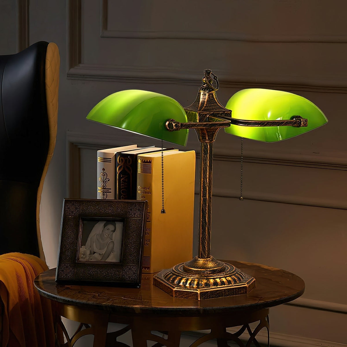 Osilel Vintage Brass Desk Lamp