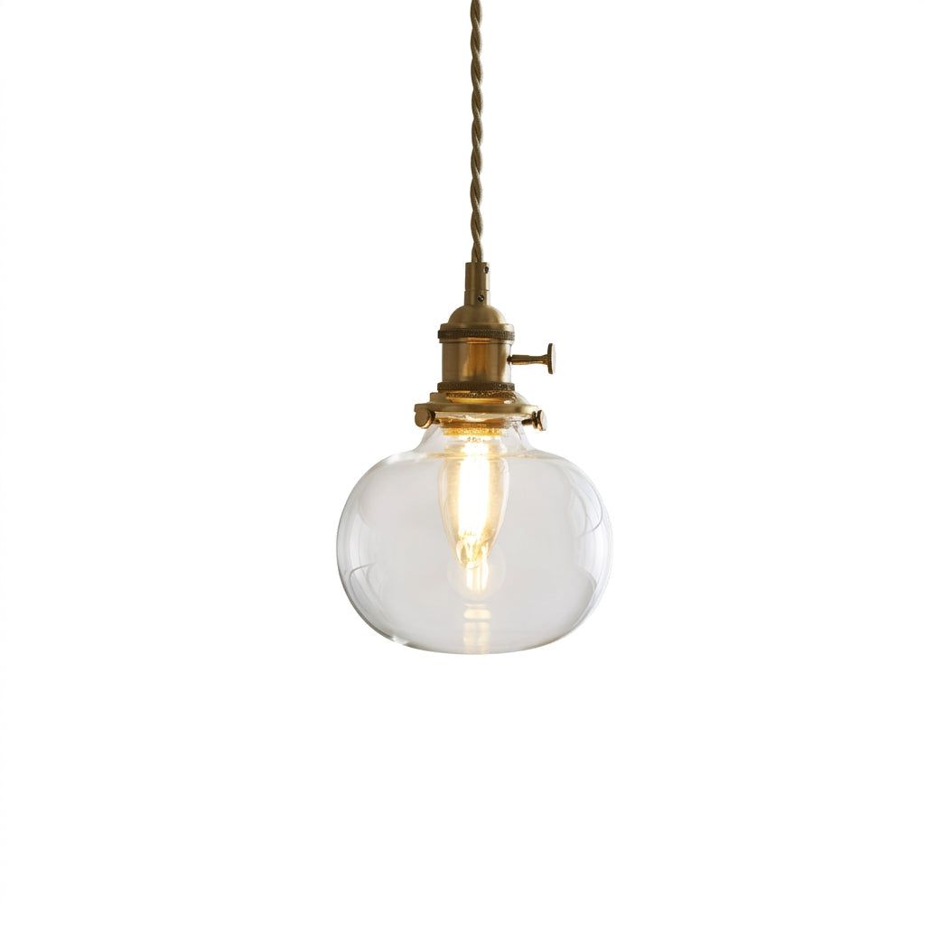 Celinira Glass Plug In Pendant Light