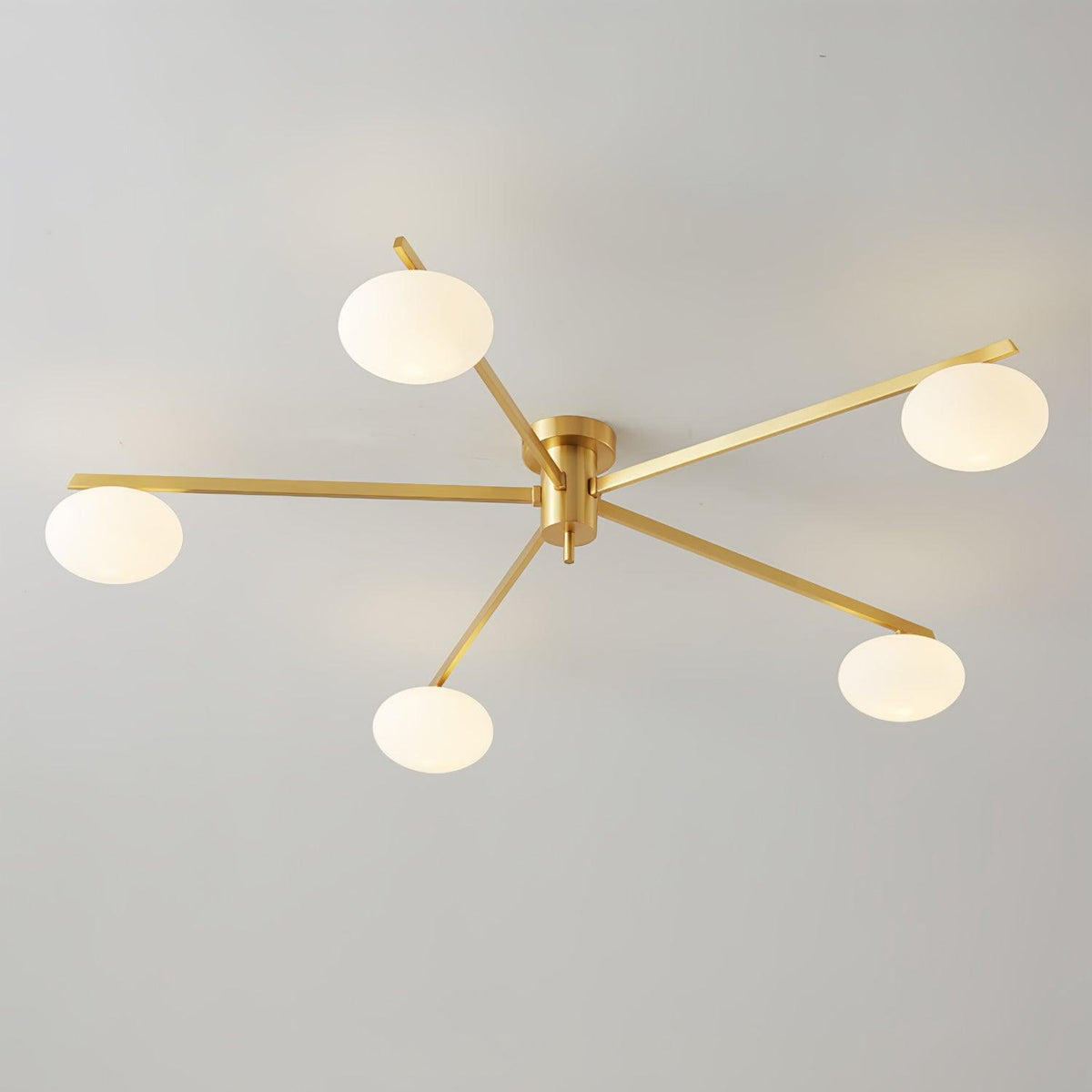 Jatolel Modern Glass Black Ceiling Light
