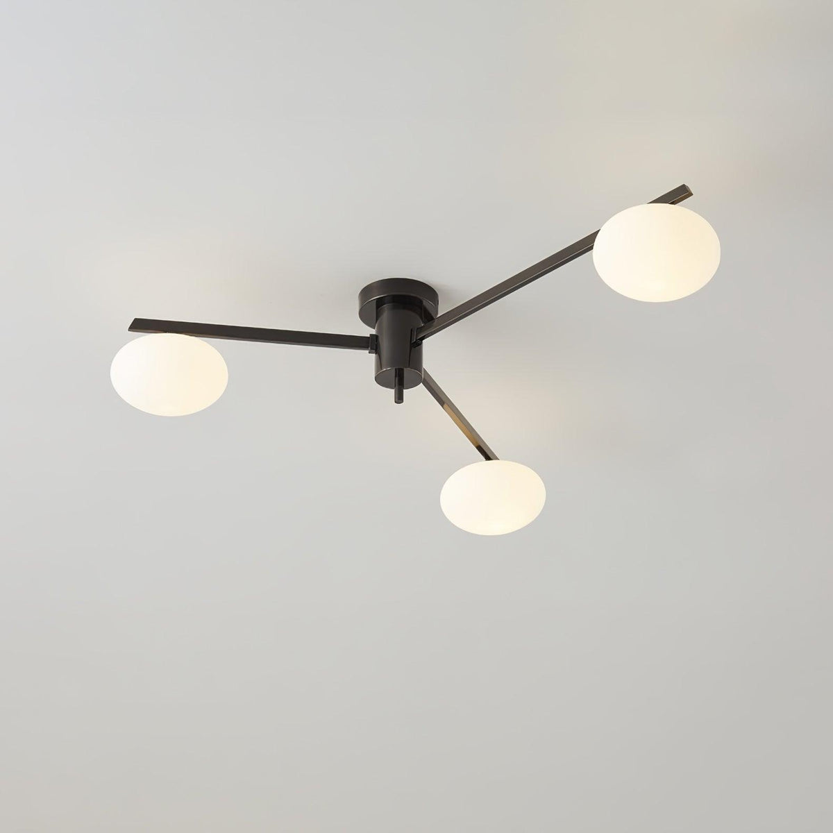 Jatolel Modern Glass Black Ceiling Light