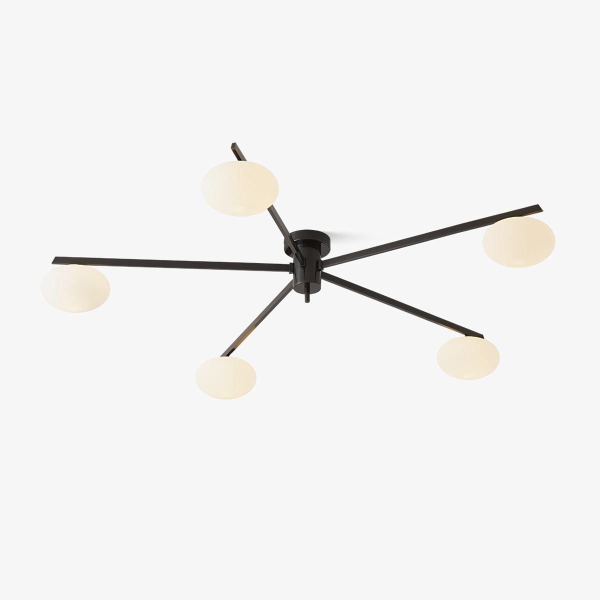 Jatolel Modern Glass Black Ceiling Light
