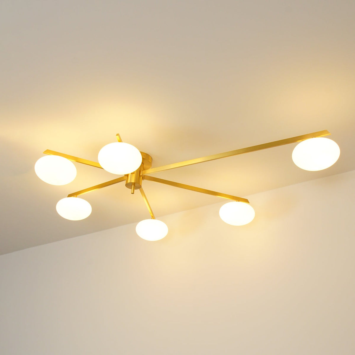 Jatolel Modern Glass Black Ceiling Light
