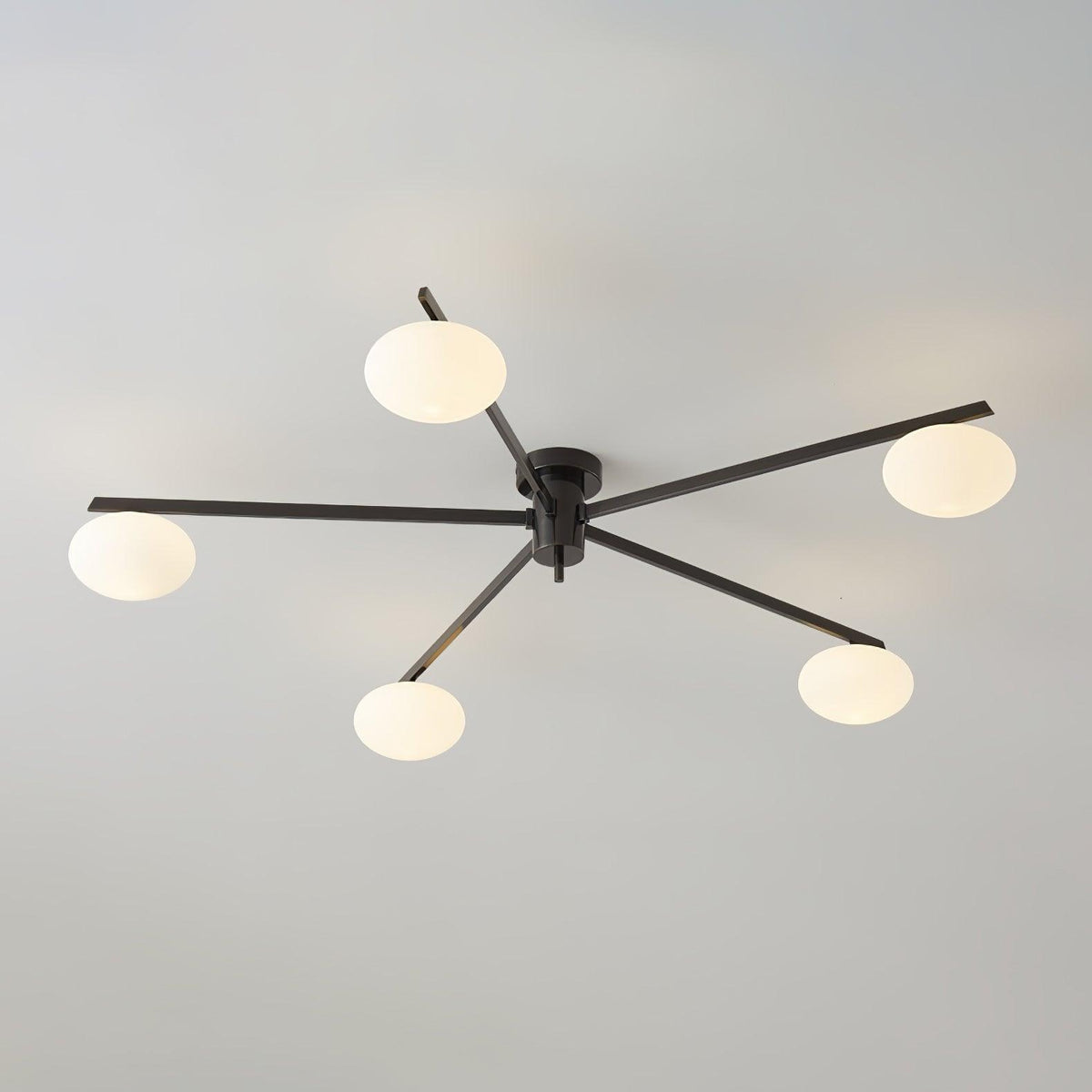Jatolel Modern Glass Black Ceiling Light