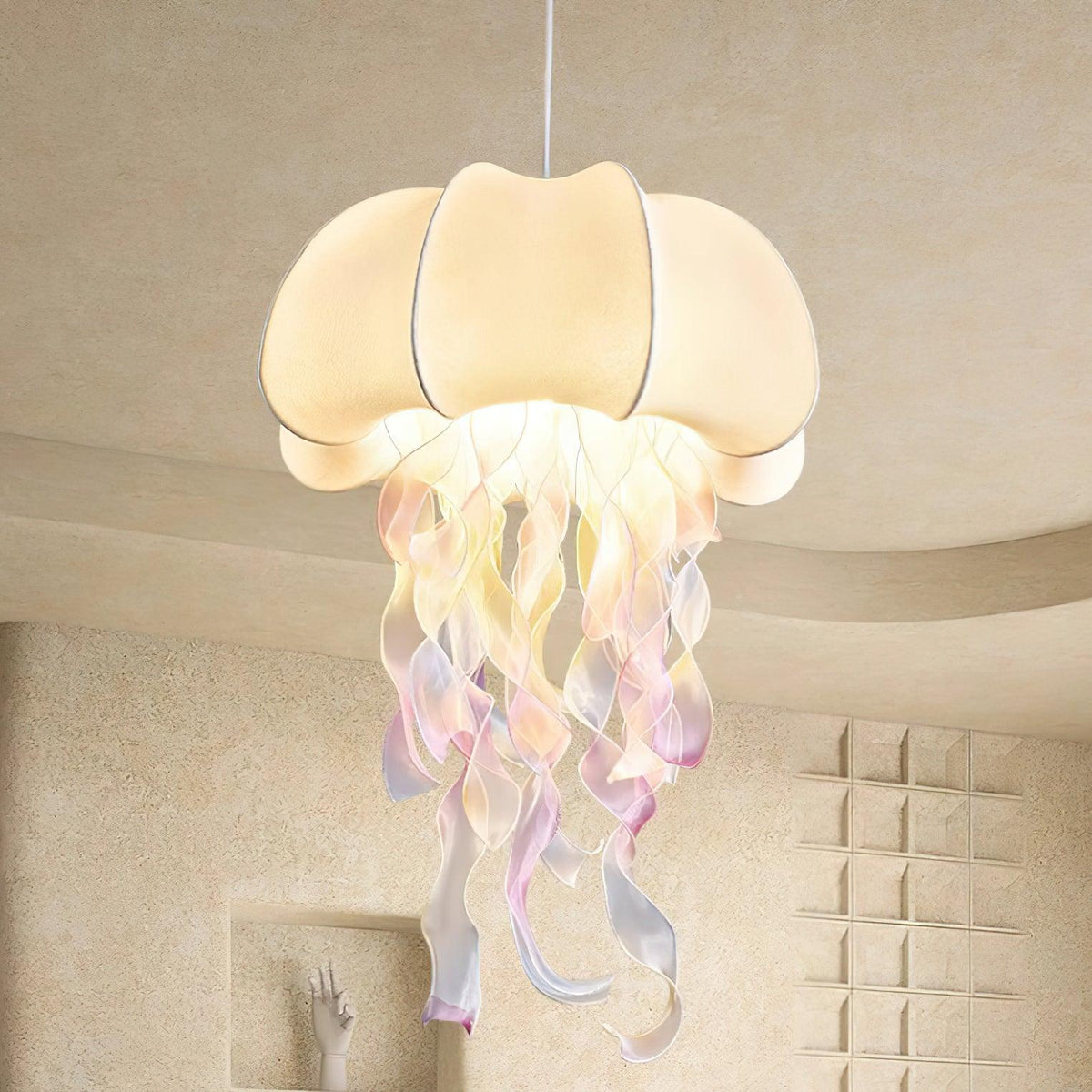 Avena Pendant Light with Iridescent Ribbons