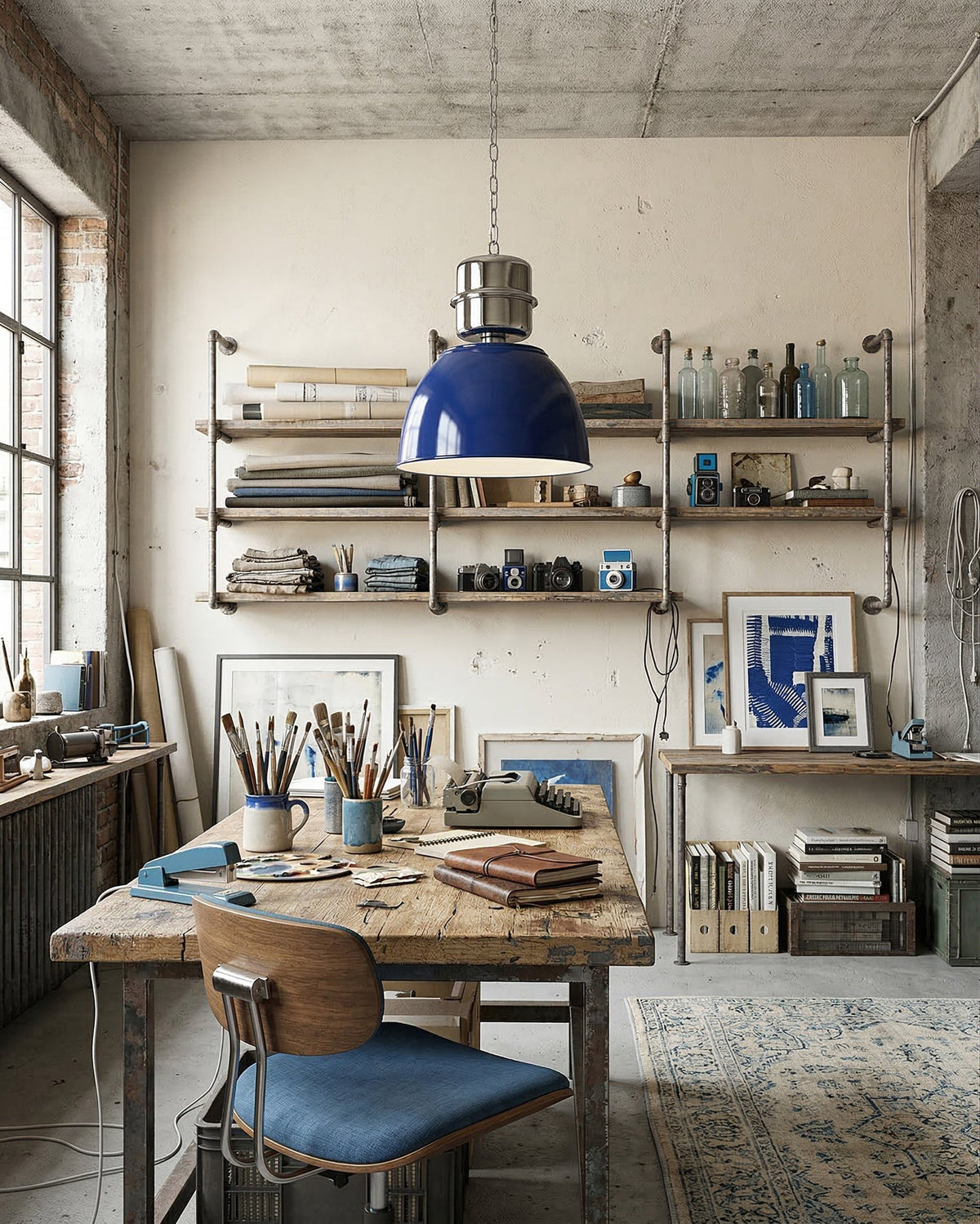 Cyan Pendant Lamp
