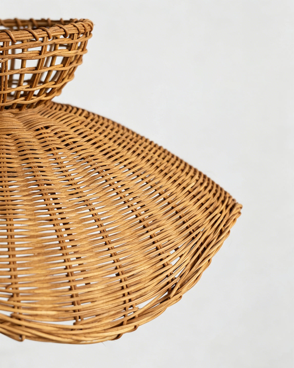 Raviraine Rattan Wave Pendant Light