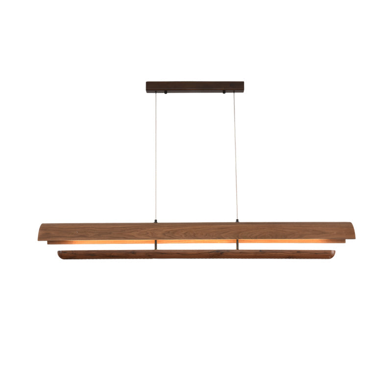 Rinireon wood Linear Chandelier