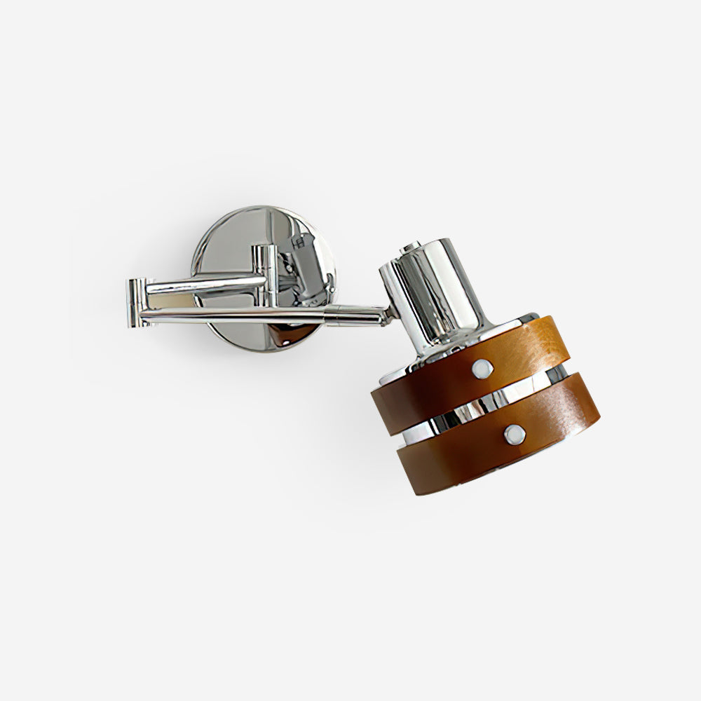Karry Wall Lamp Wood Adjustable Mid-Century