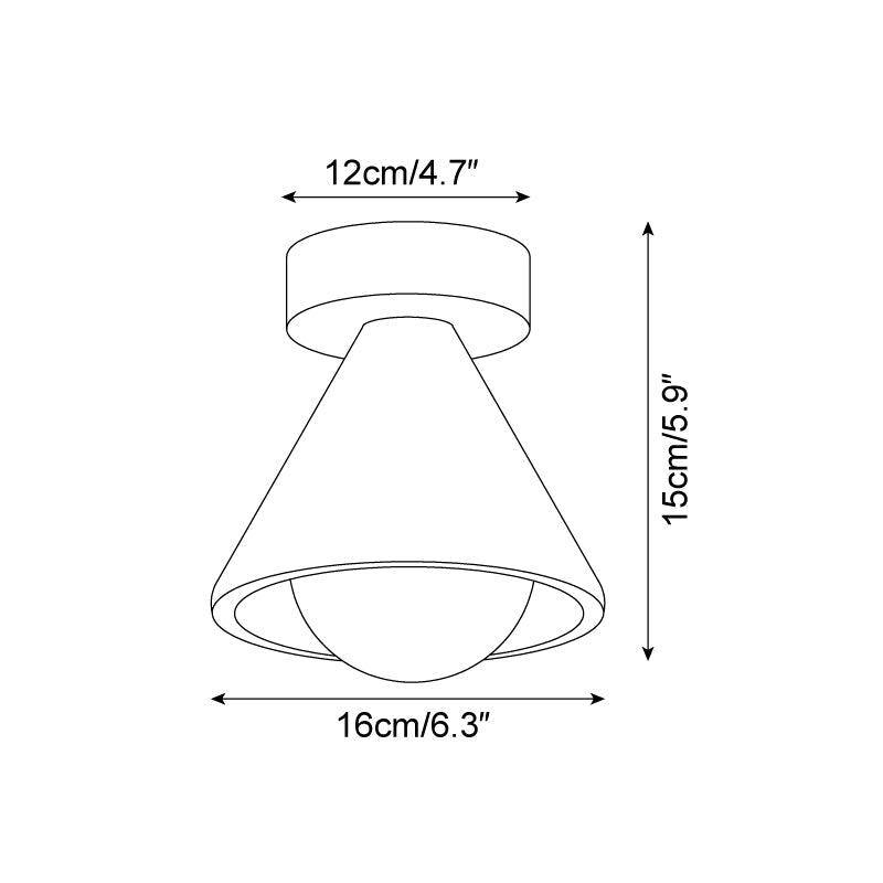 Hudon Flush Mount Ceiling Light