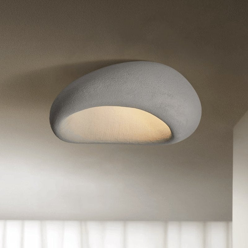 Rivenira Ceiling Lamp with Japanese Wabi-Sabi Moon