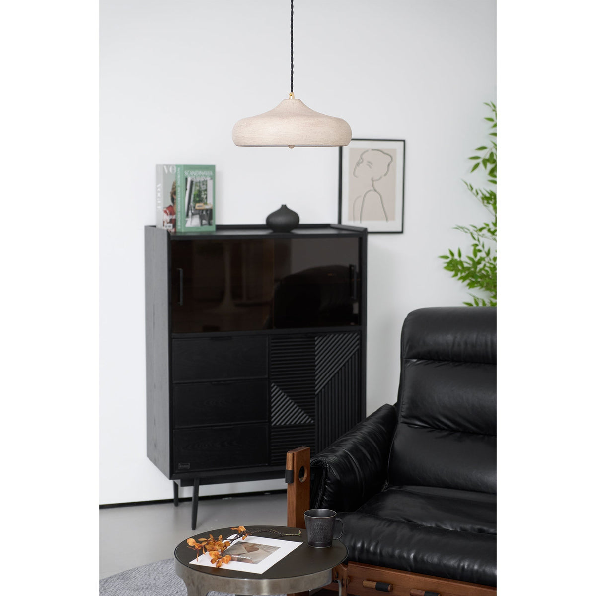 Etalyra Black Pendant Lamp